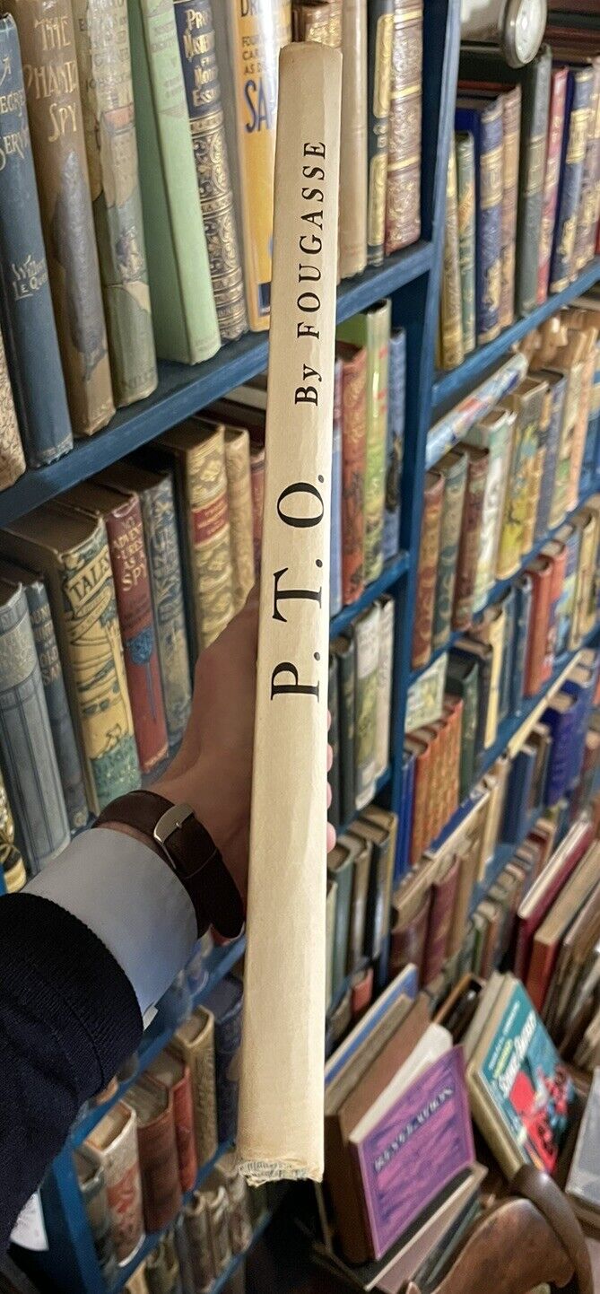 1926 P.T.O. : A Book of Drawings by Fougasse : First Edition in Orig Dust Jacket