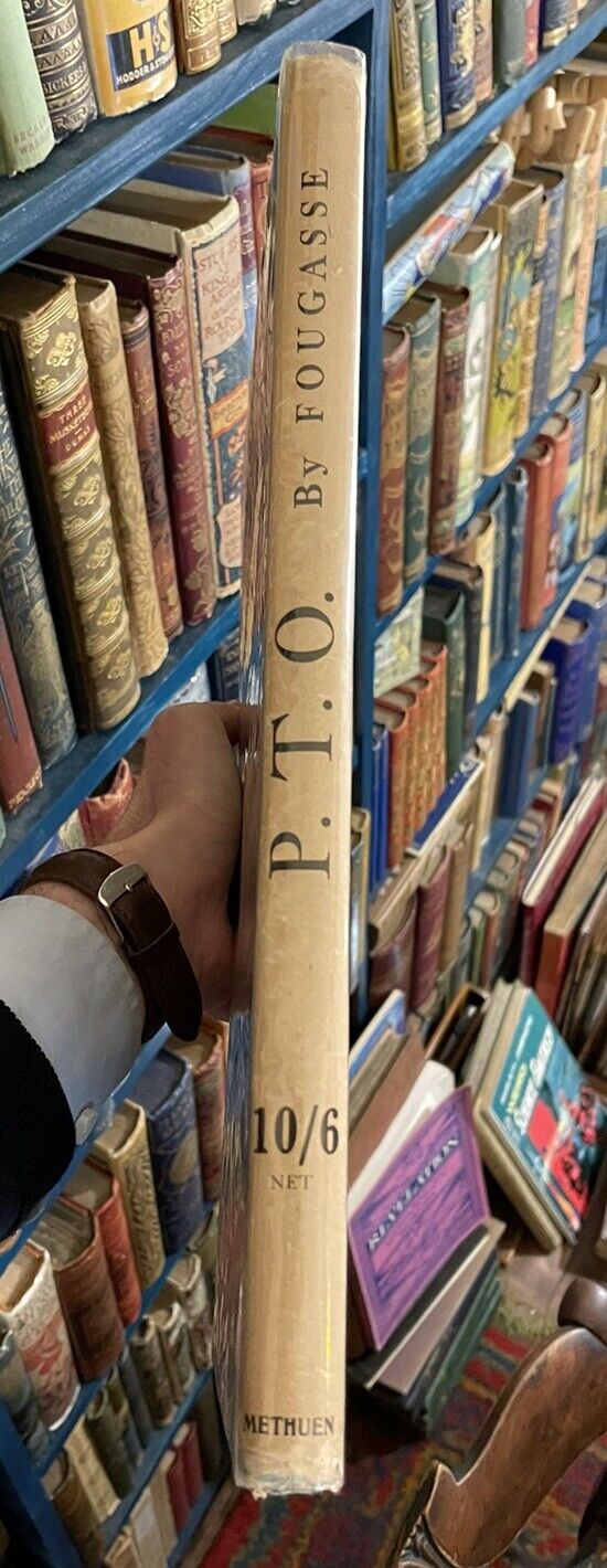 1926 P.T.O. : A Book of Drawings by Fougasse : First Edition in Orig Dust Jacket