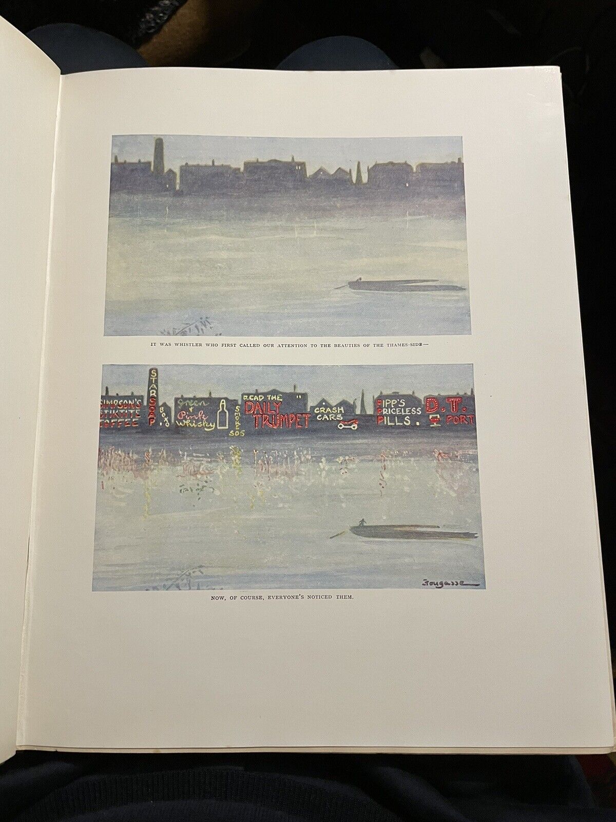 1926 P.T.O. : A Book of Drawings by Fougasse : First Edition in Orig Dust Jacket