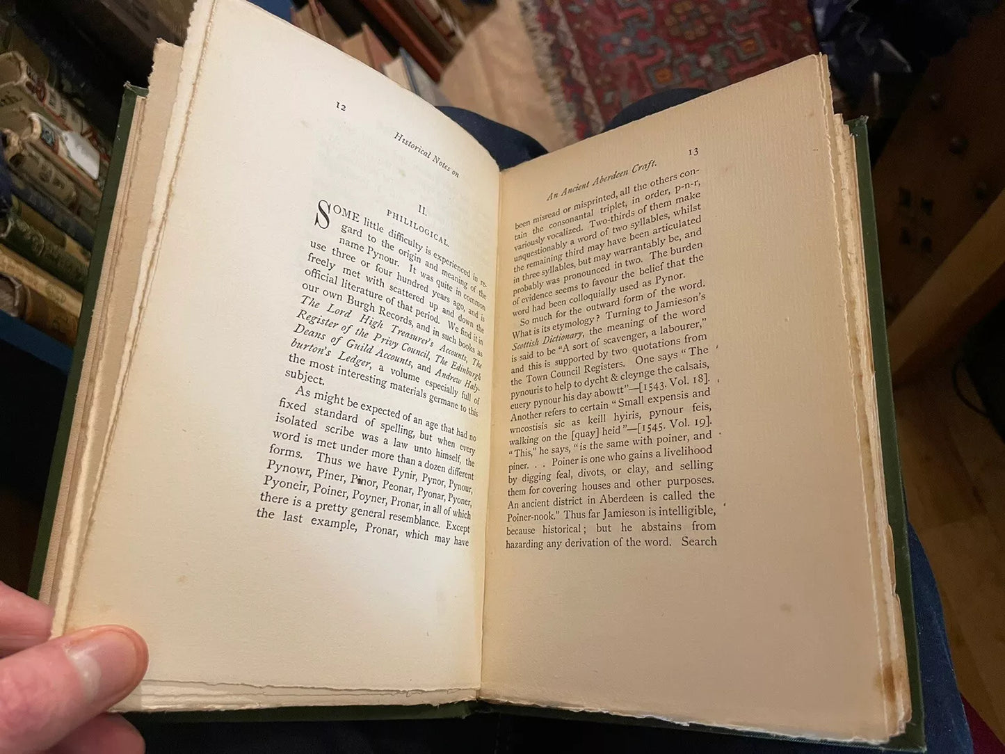 1887 The Pynours: Historical Notes on An Ancient Aberdeen Craft