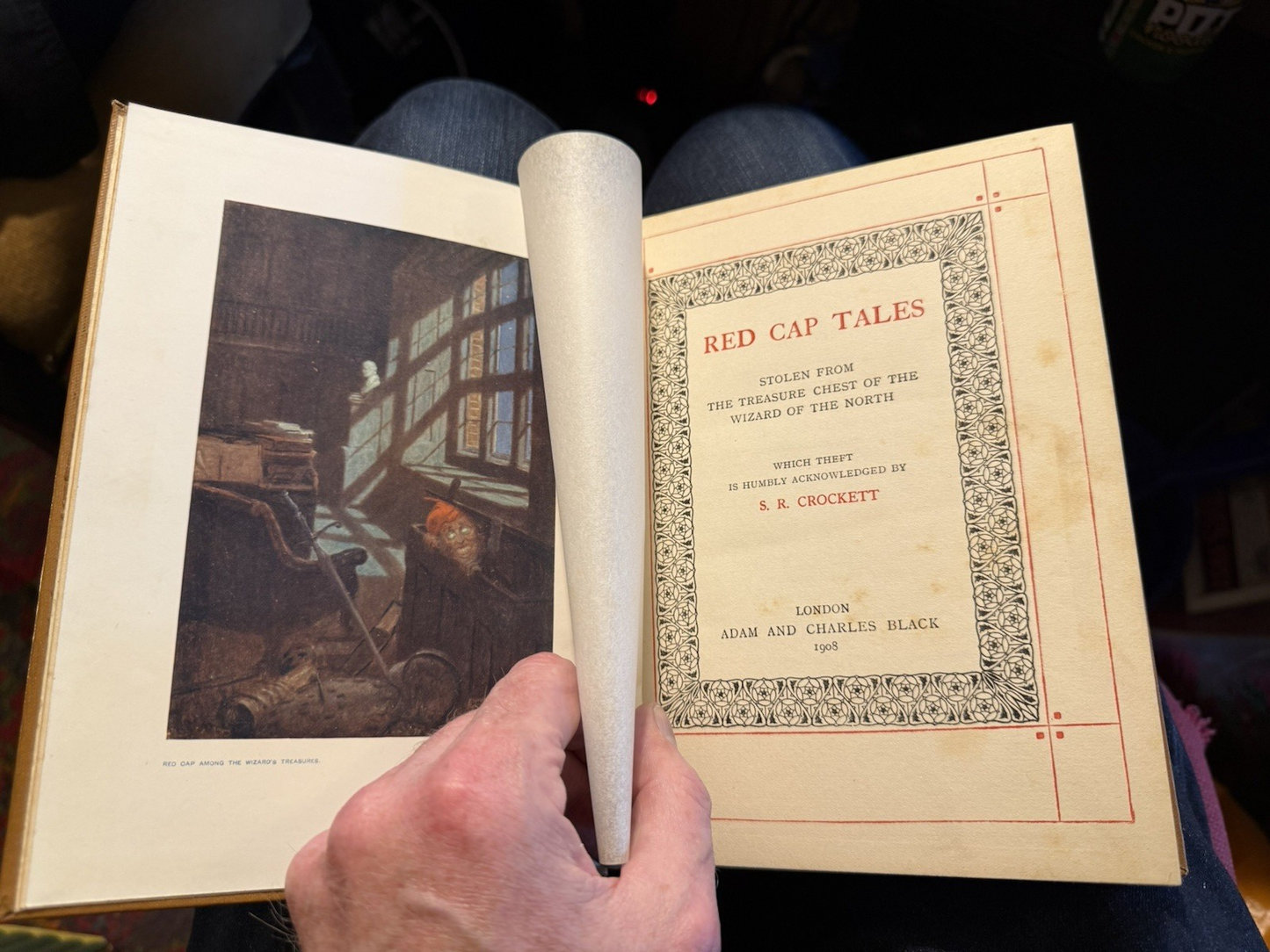 1908 Red Cap Tales : S. R. Crockett : Illustrated by Allan Stewart