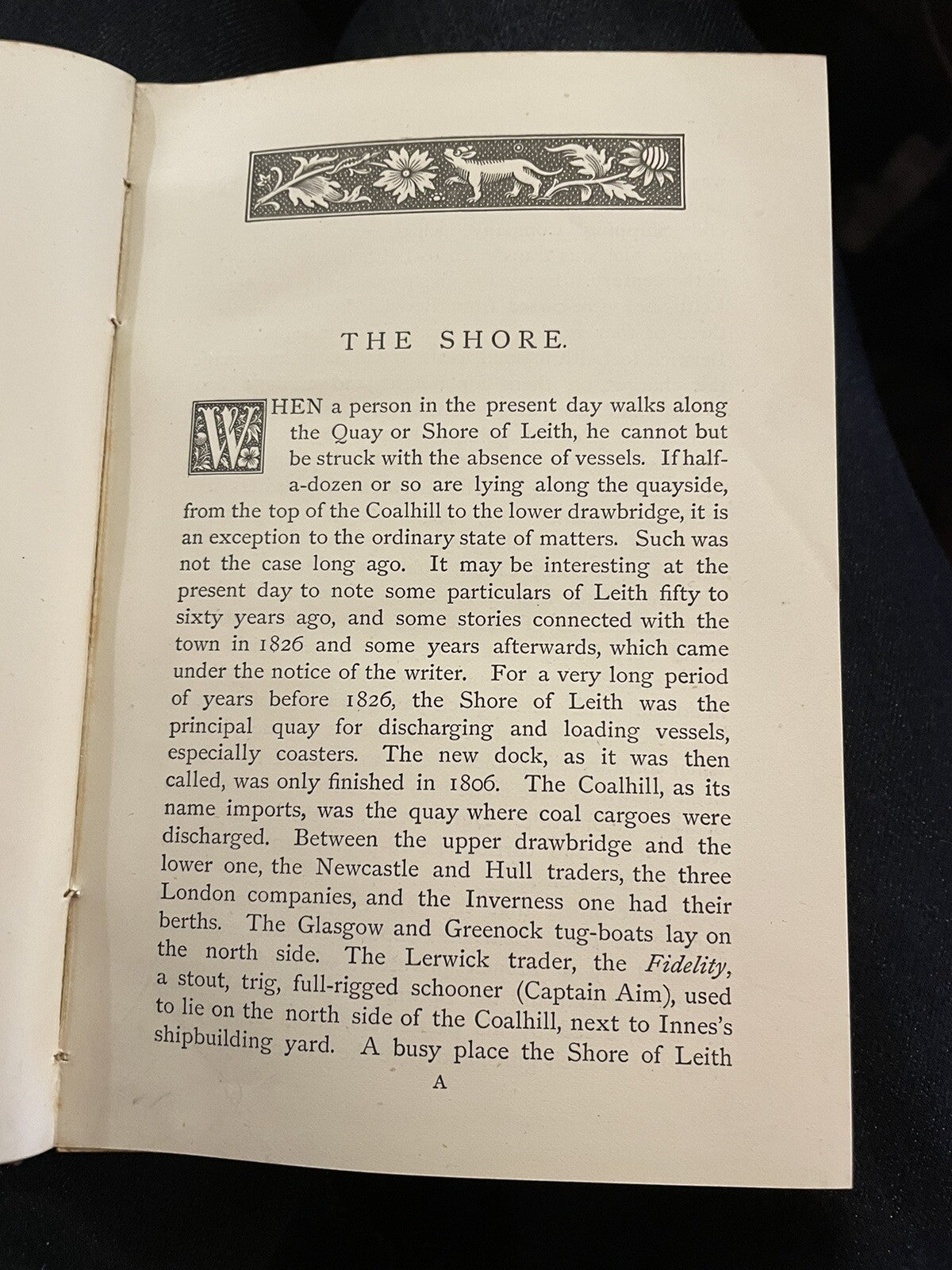 1888 Reminiscences of the Port and Town of Leith, Edinburgh : John Martine
