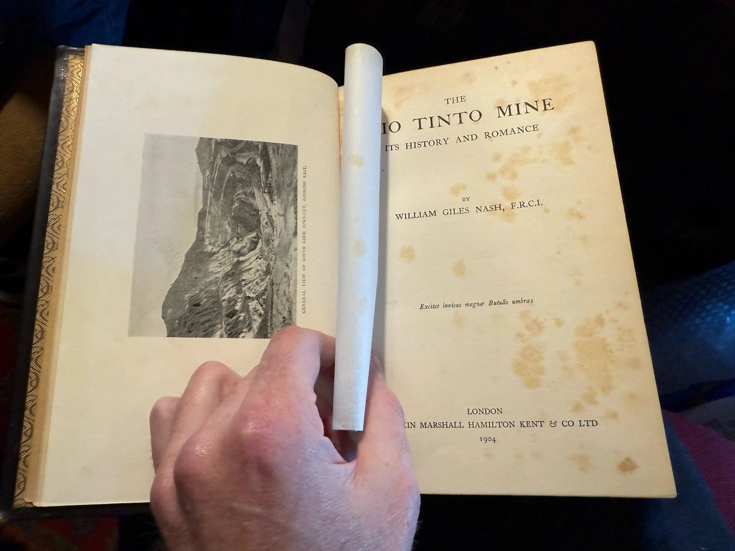 1904 The Rio Tinto Mine : Its History and Romance : William Giles Nash