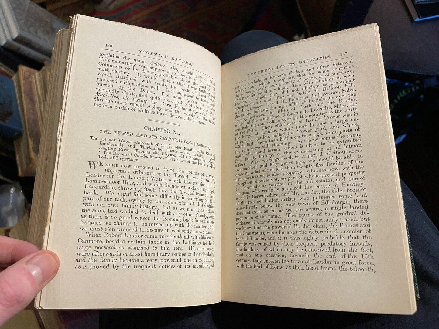 1890 Scottish Rivers : The Tweed & Tyne : Sir Thomas Dick Lauder