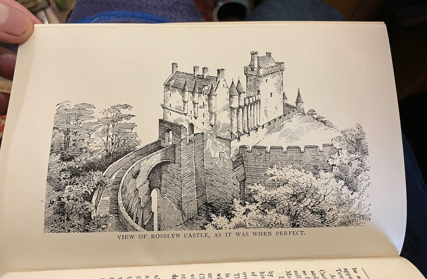 Scottish Guide to Rosslyn Chapel & Castle, Hawthornden : Sinclair Family 1908
