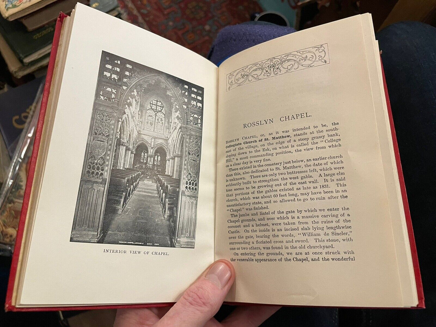 Scottish Guide to Rosslyn Chapel & Castle, Hawthornden : Sinclair Family 1908
