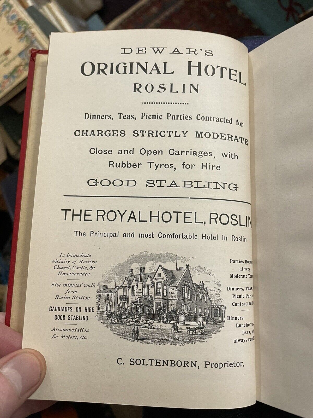 Scottish Guide to Rosslyn Chapel & Castle, Hawthornden : Sinclair Family 1908