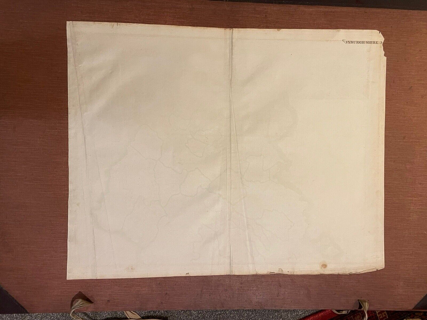 1822 Large Map of ROXBURGHSHIRE Thomson ATLAS of SCOTLAND Scottish Borders