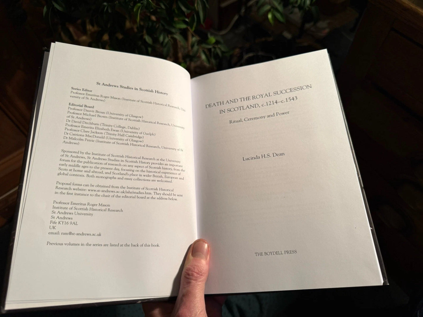 Death and the Royal Succession in Scotland c.1214-c.1543 : Lucinda H. S. Dean