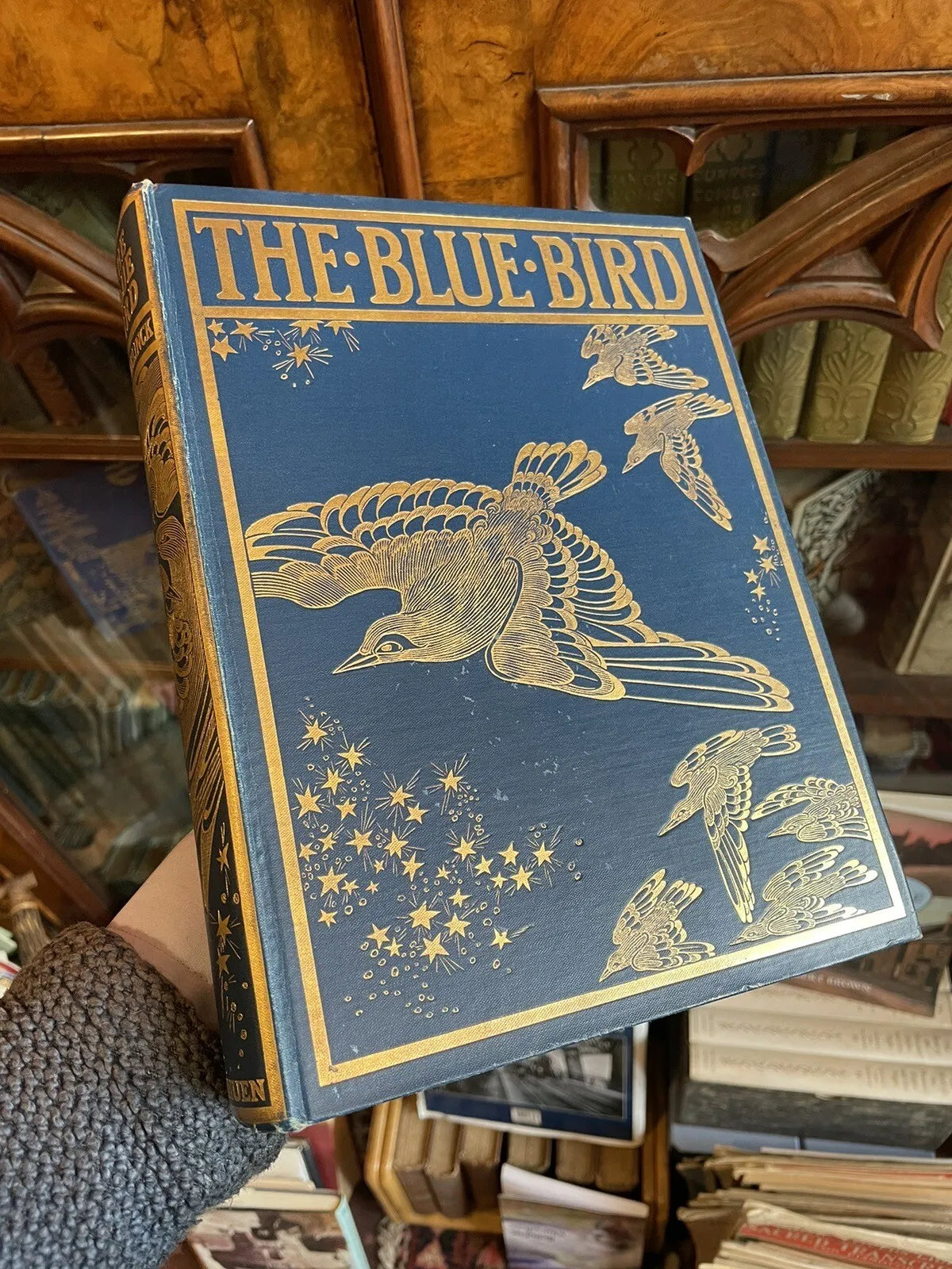 1912 The Blue Bird : A Fairy Play : Maurice Maeterlinck Colour Illus by Robinson