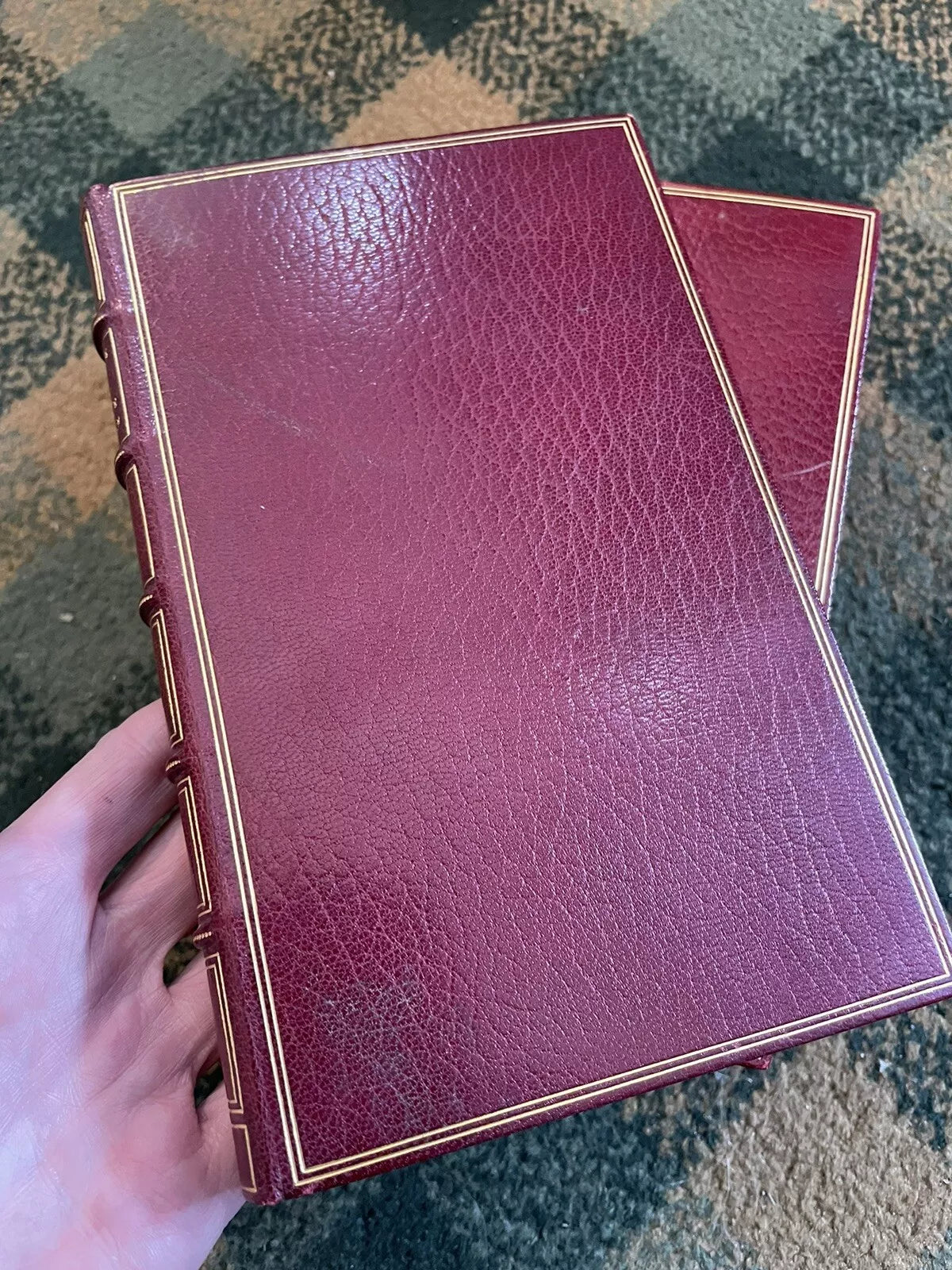 4 Rhododendron Year Books : Fine Leather Bindings by Riviere & Son