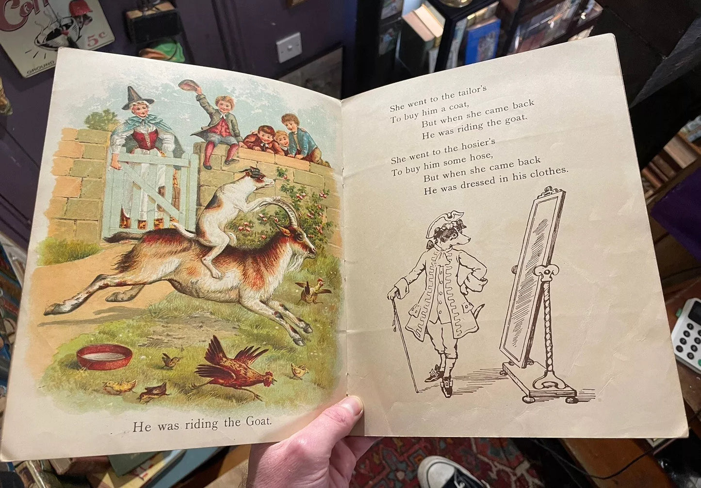 1904 Mother Hubbard : Raphael Tick & Sons : Father Tuck's : Nursery Rhymes