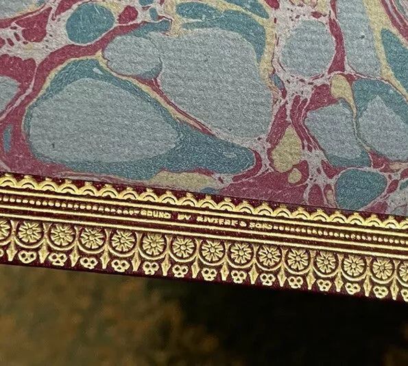 4 Rhododendron Year Books : Fine Leather Bindings by Riviere & Son