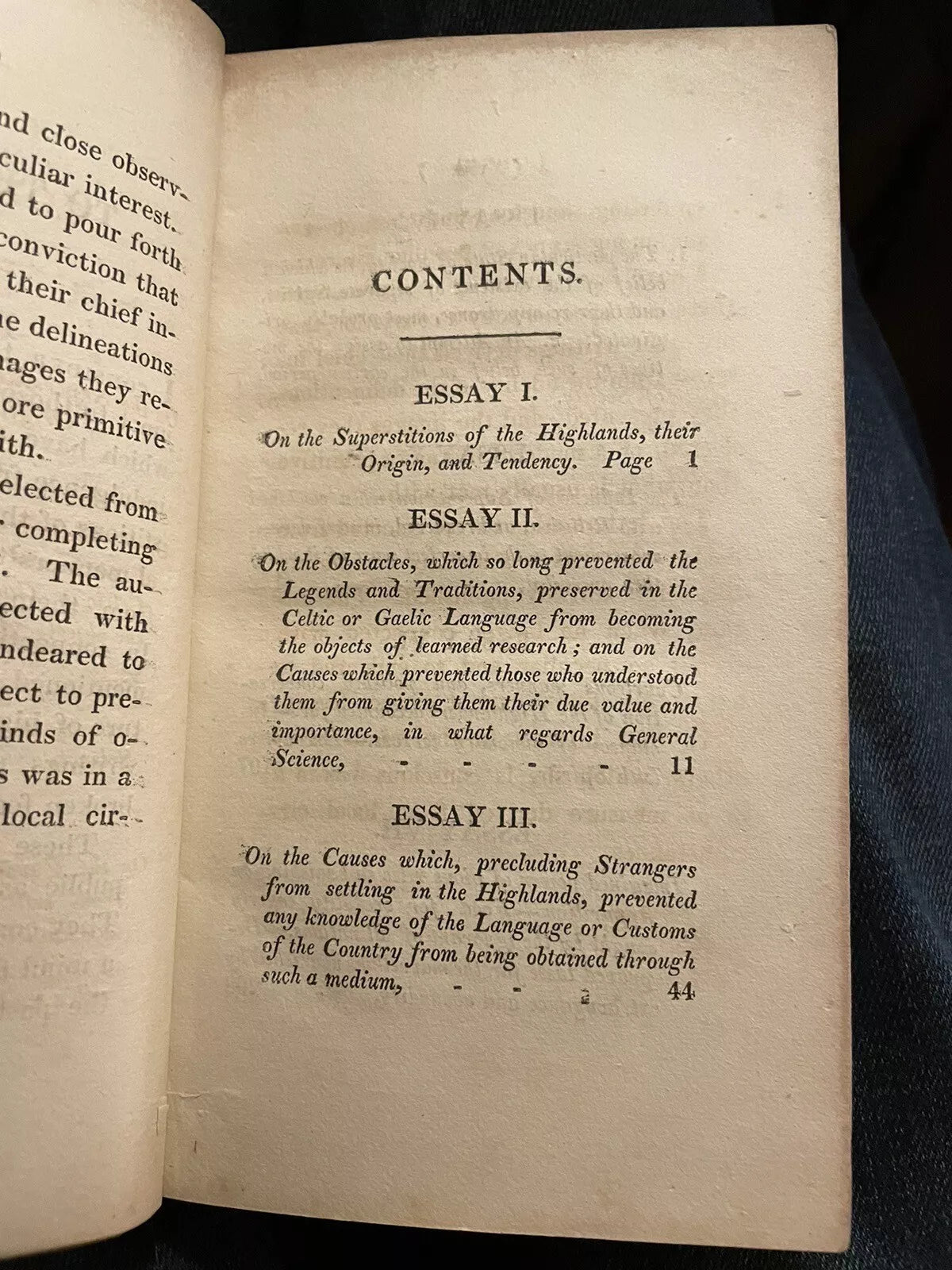 1811 Grant's Superstitions of the Highlanders of Scotland : Spirits / Folklore
