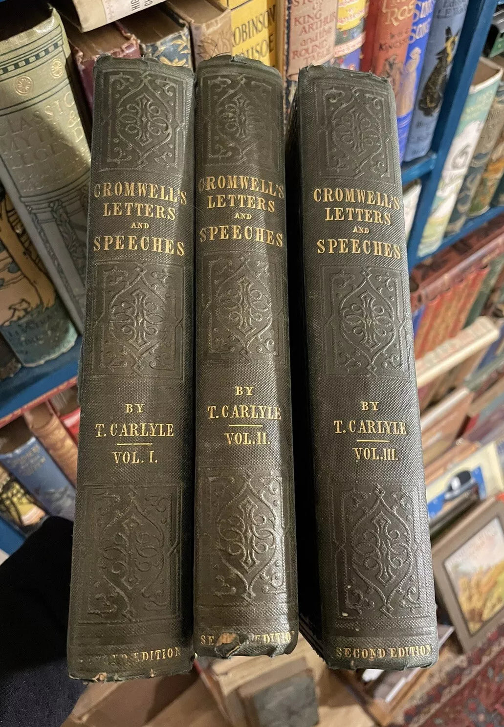 Oliver Cromwell’s Letters and Speeches (3 Vols) Thomas Carlyle 1846