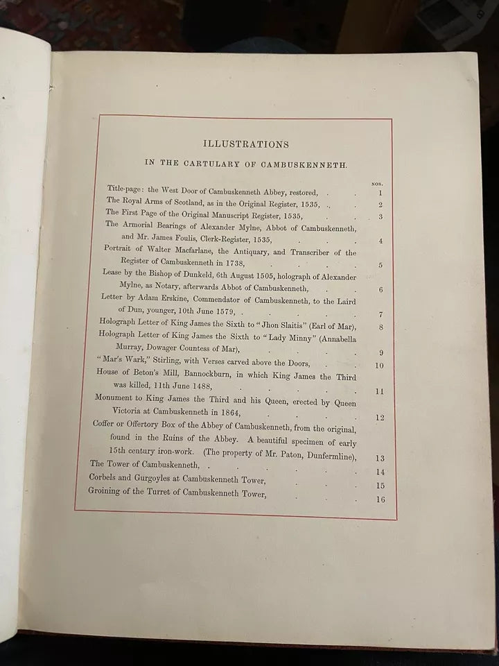 Registrum Monasterii S. Marie de Cambuskenneth 1147-1535 : Medieval Scotland