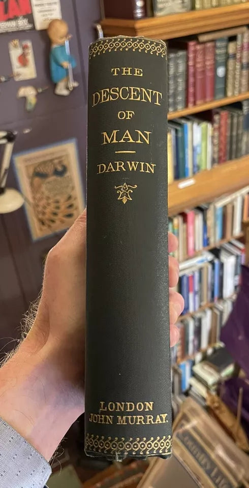 1890 Charles Darwin : The Descent of Man and Selection in Relation to Sex VGC