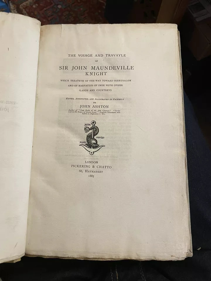 The Voiage and Travayle of Sir John Maundeville Knight 1887 : Voyage & Travel