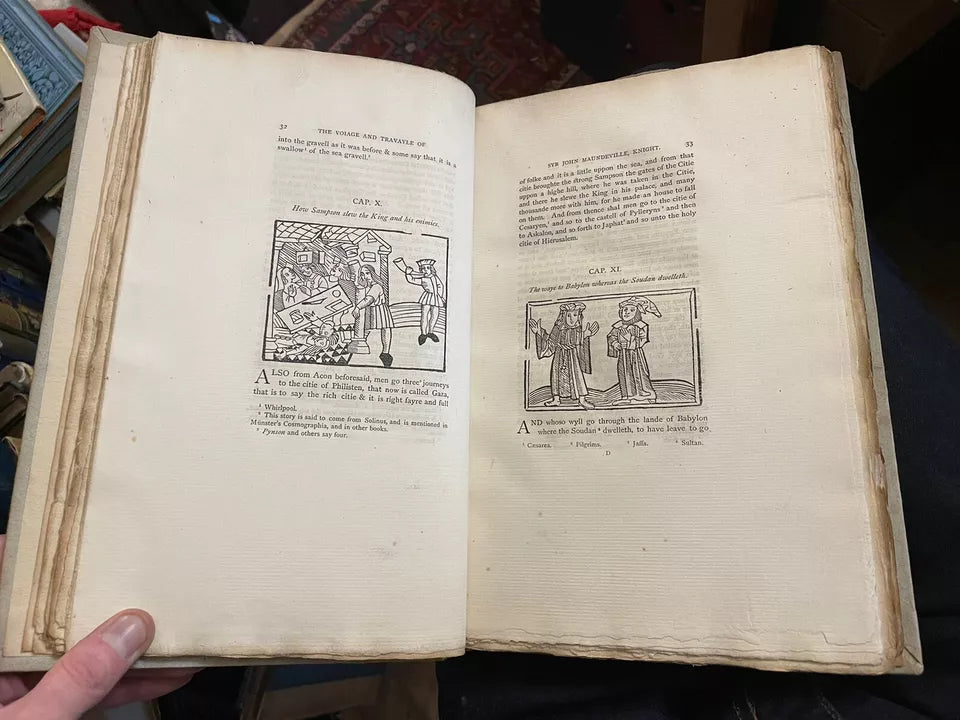 The Voiage and Travayle of Sir John Maundeville Knight 1887 : Voyage & Travel