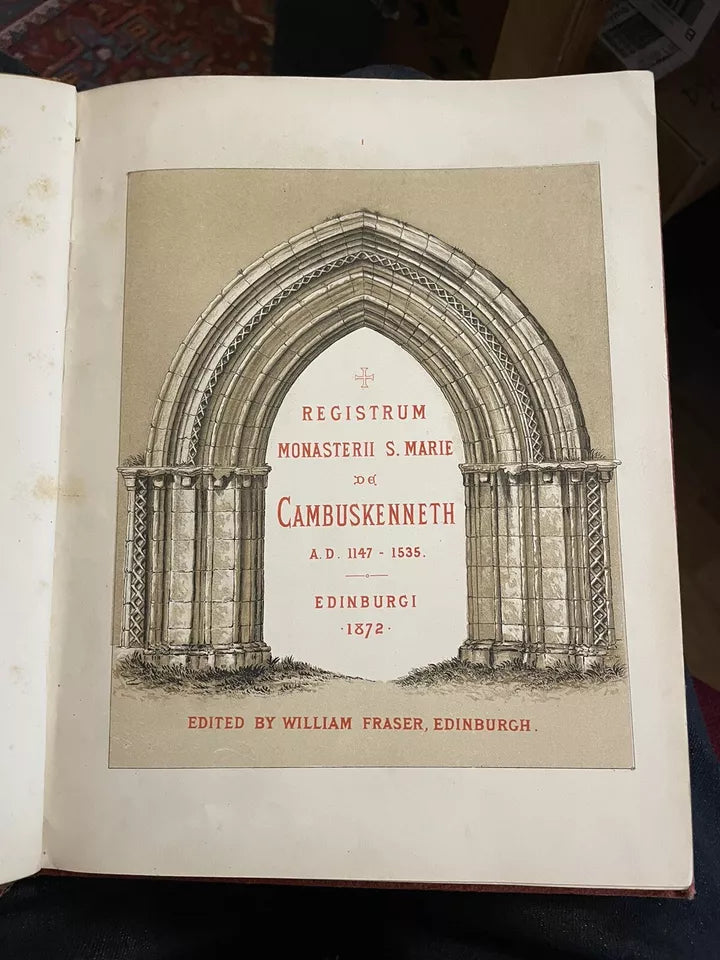 Registrum Monasterii S. Marie de Cambuskenneth 1147-1535 : Medieval Scotland