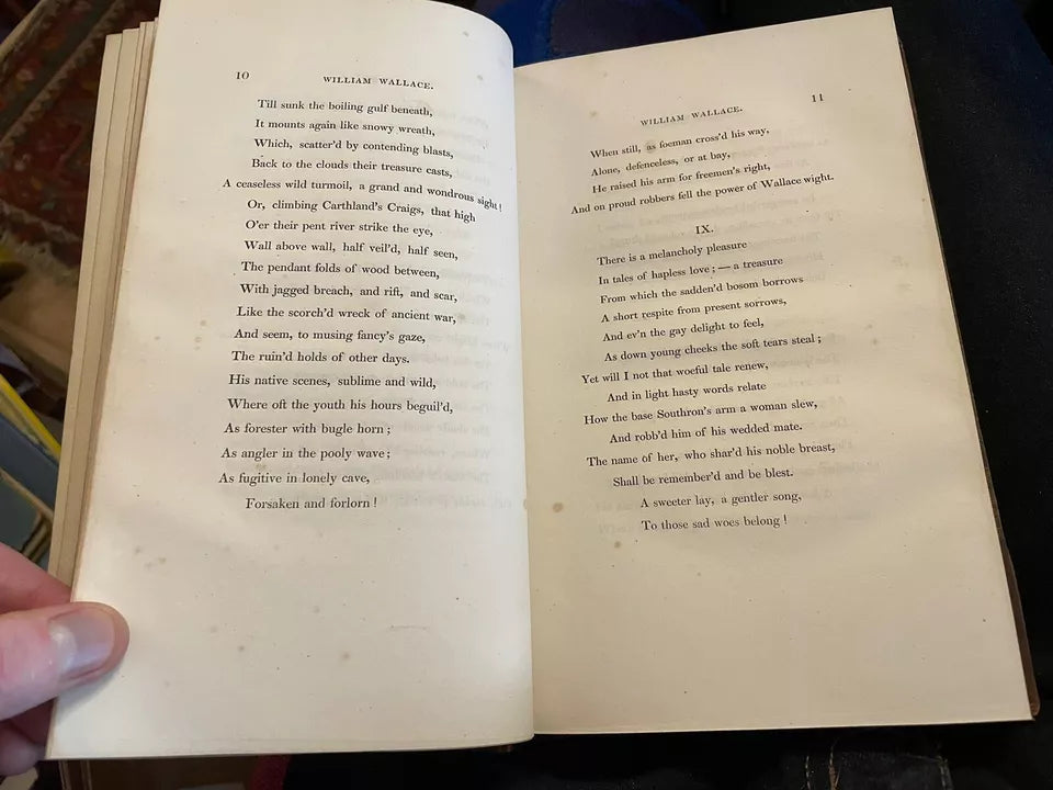 1821 Metrical Legends : William Wallace : Christopher Columbus