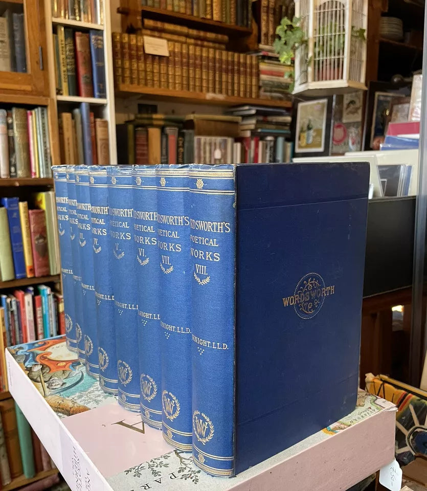 1888 The Poetical Works of William Wordsworth (8 Volumes)