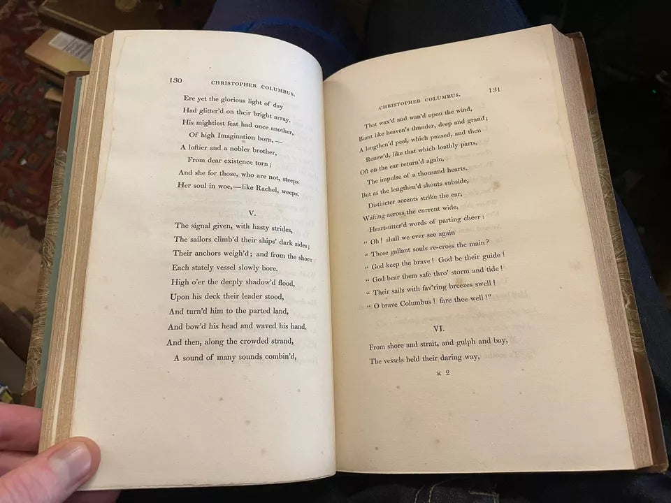 1821 Metrical Legends : William Wallace : Christopher Columbus