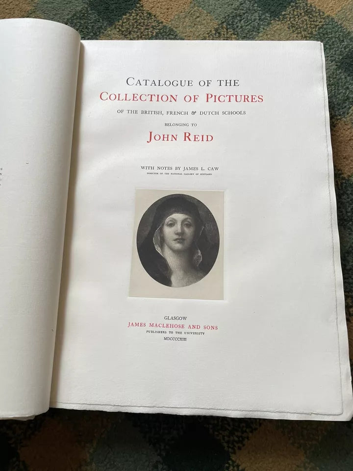 Collection of Pictures Belonging to John Reid : Large Vellum Binding Ltd Ed