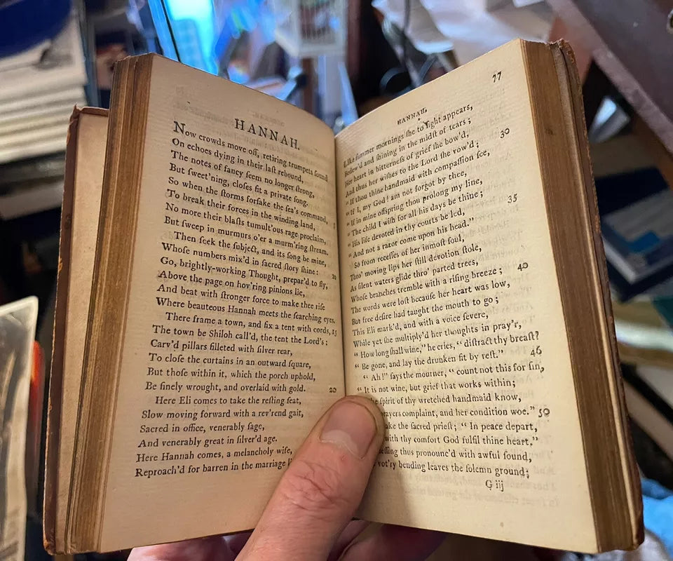 1778 The Poetical Works of Dr. Thomas Parnell (2 Volumes) Engraved frontis