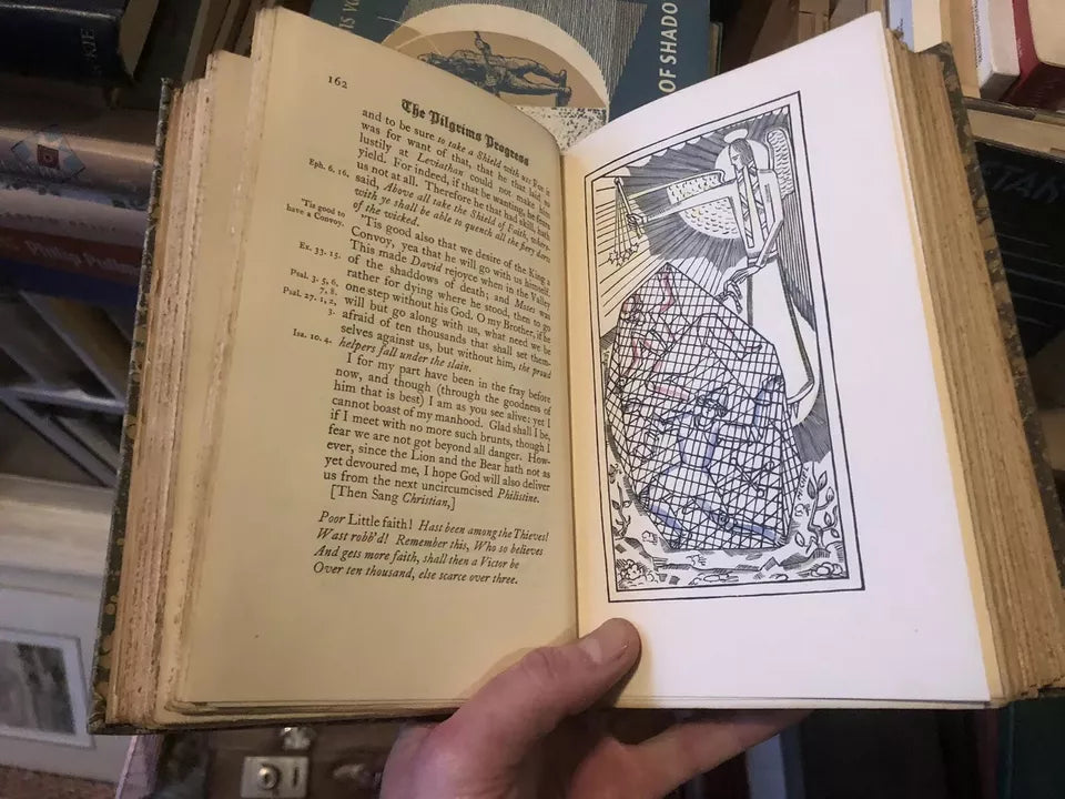 John Bunyan - The Pilgrims Progress - Life & Death of Mr Badman - Nonesuch Press