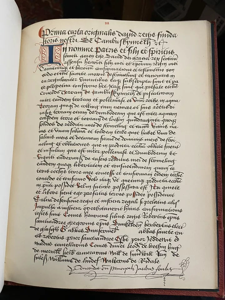 Registrum Monasterii S. Marie de Cambuskenneth 1147-1535 : Medieval Scotland