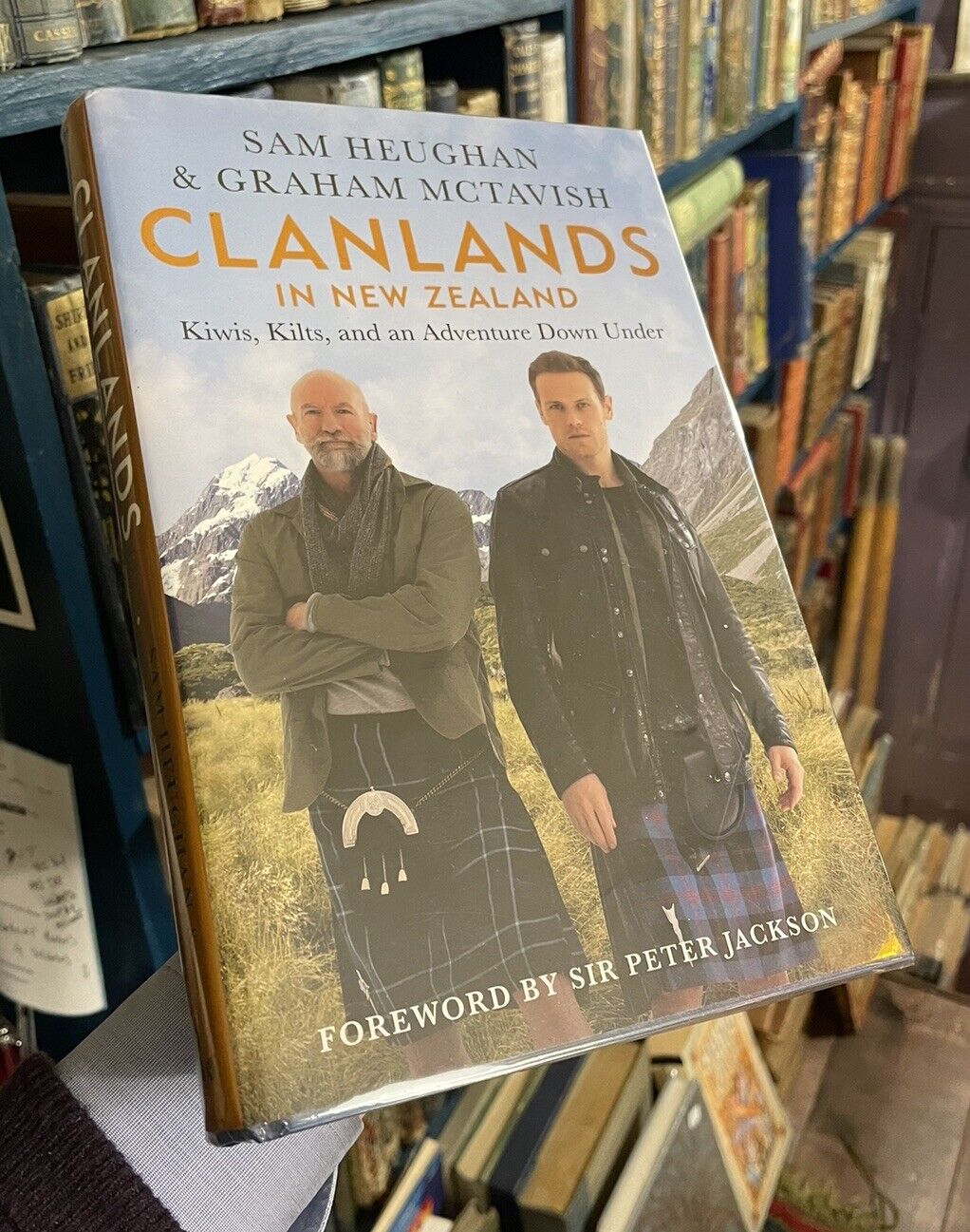 Clanlands In New Zealand DOUBLE SIGNED Sam Heughan & Graham McTavish 2023