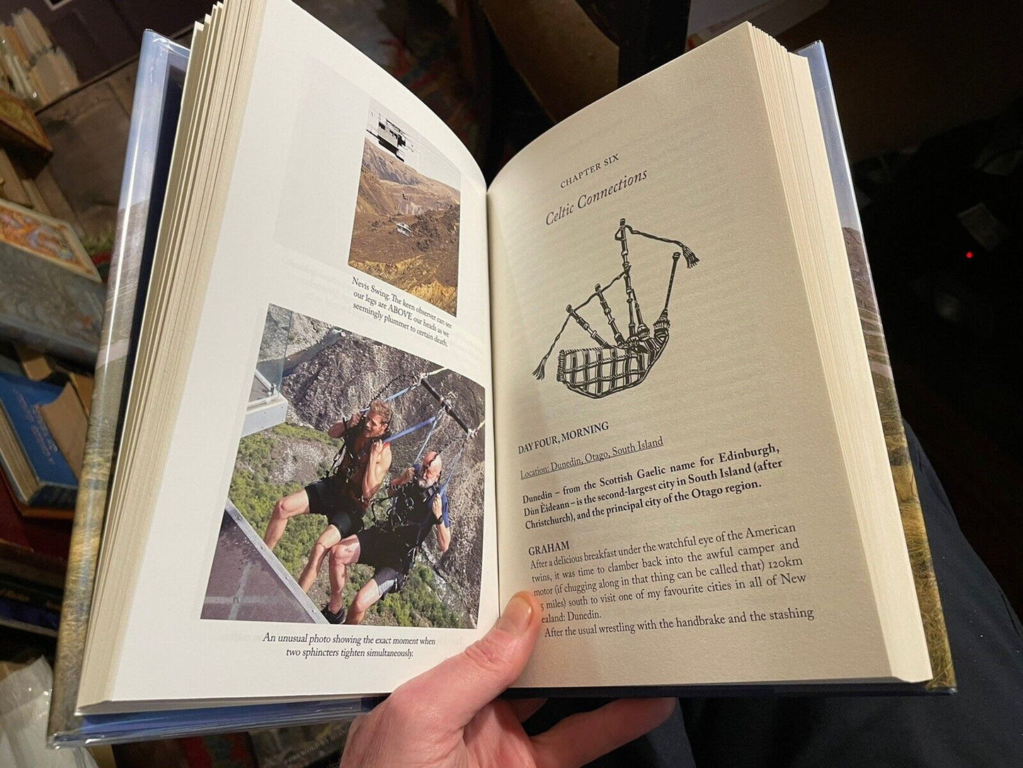 Clanlands In New Zealand DOUBLE SIGNED Sam Heughan & Graham McTavish 2023