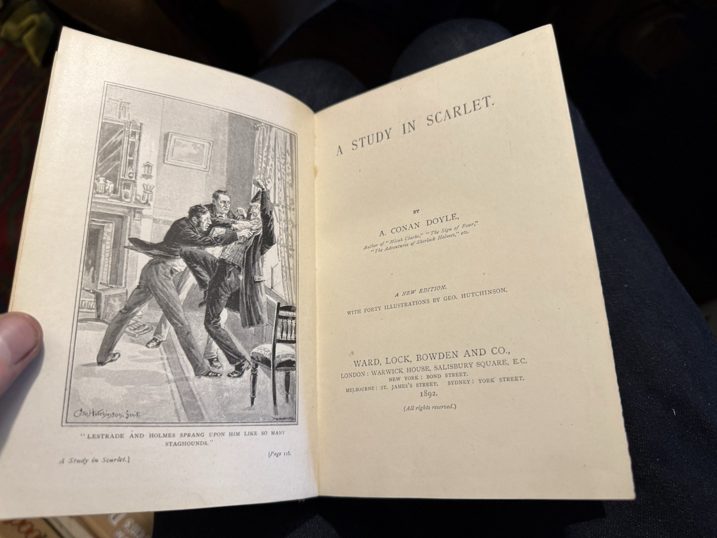 1892 : A Study in Scarlet : Arthur Conan Doyle : Sherlock Holmes