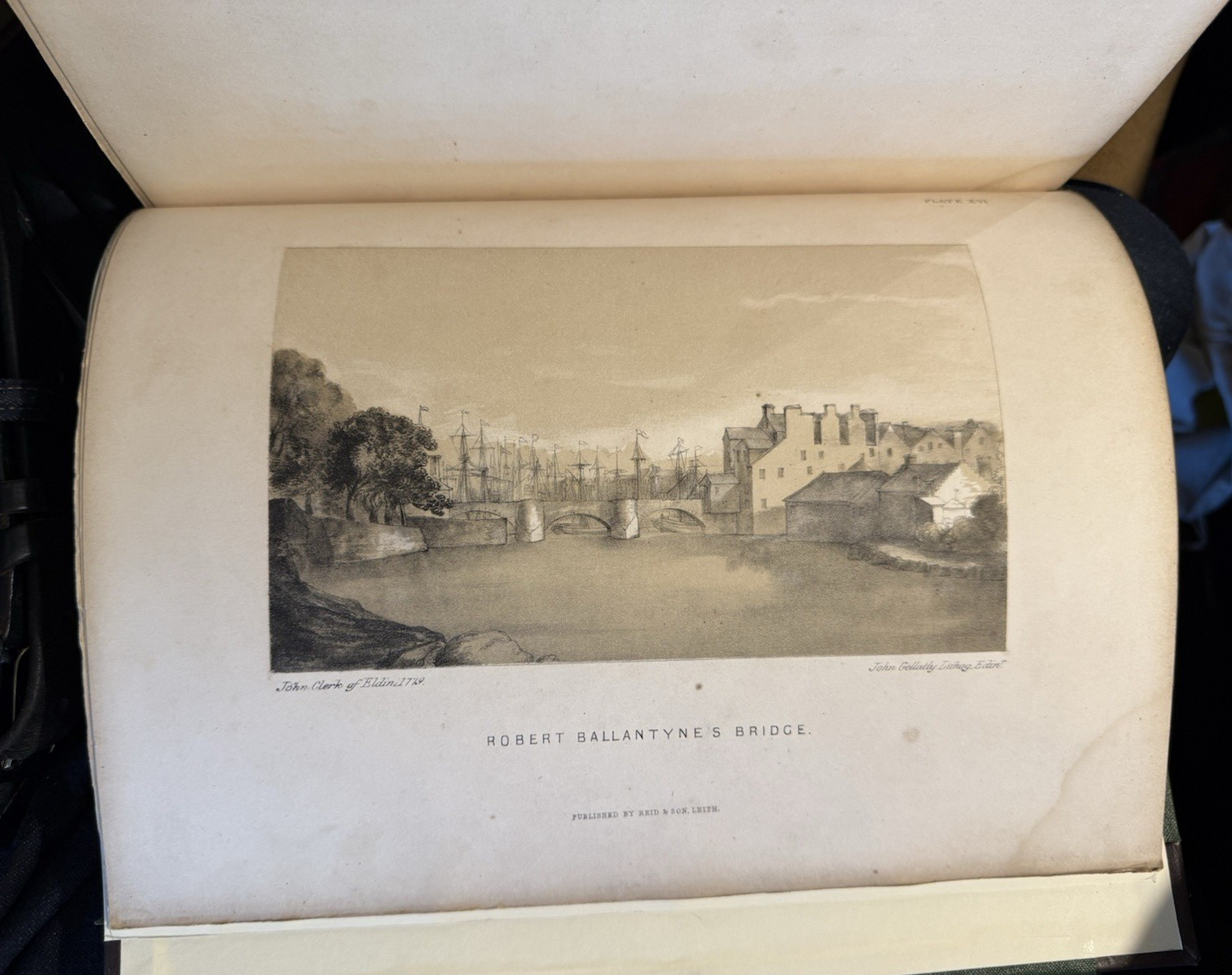 1851 Antiquities of Leith : Sculptured Stones of Leith : Edinburgh : Robertson
