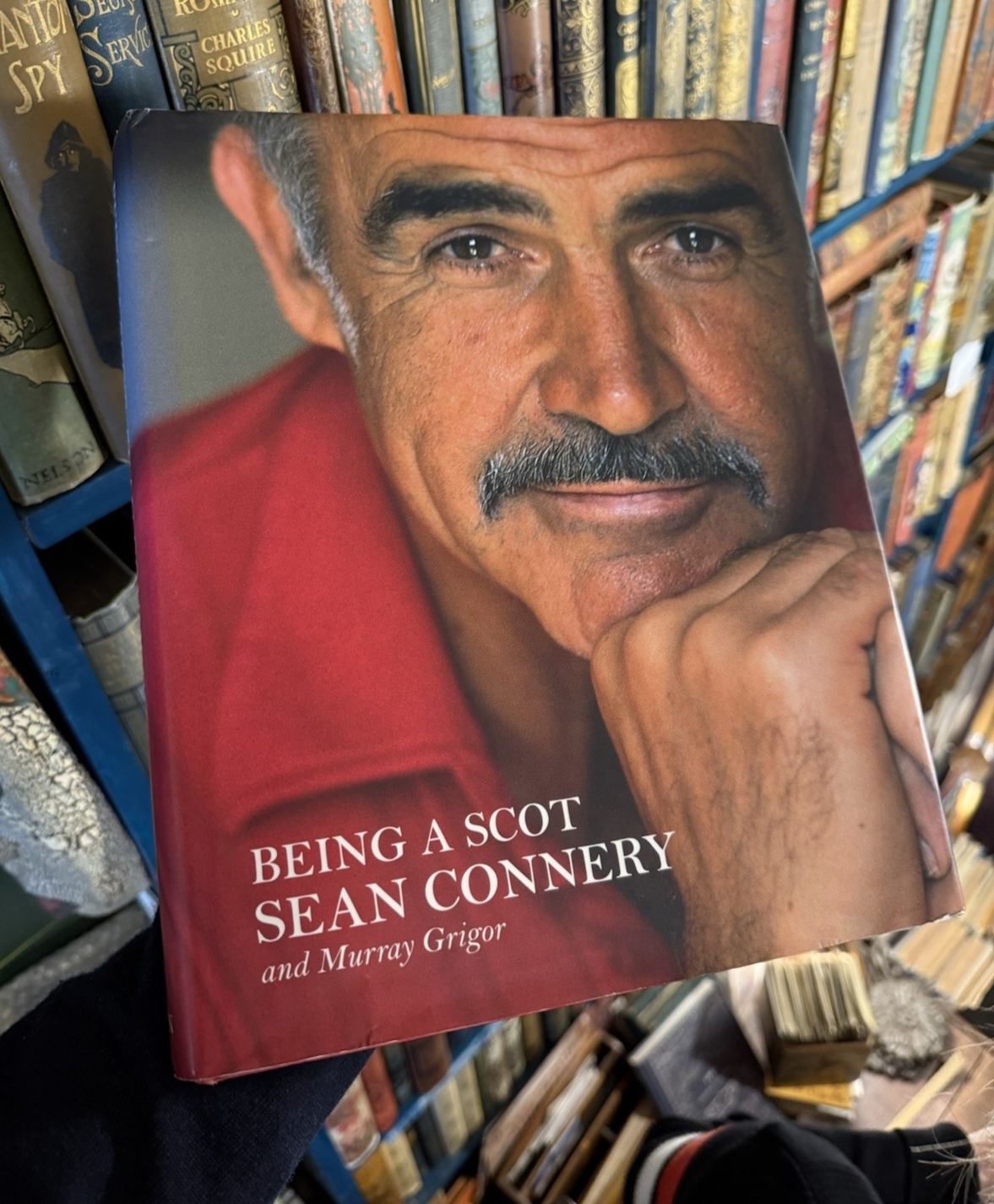 Sean Connery ( James Bond ) **ONLY SIGNED COPY** Being a Scot : Murray Grigor
