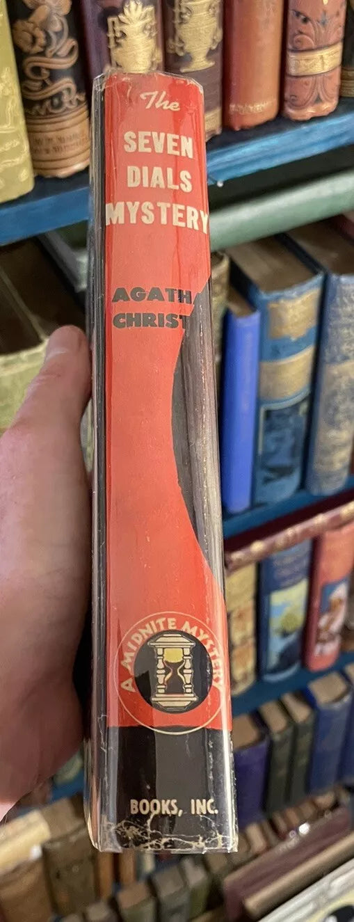 1944 Agatha Christie : The Seven Dials Mystery : 1st/1st US Ed : Original Jacket