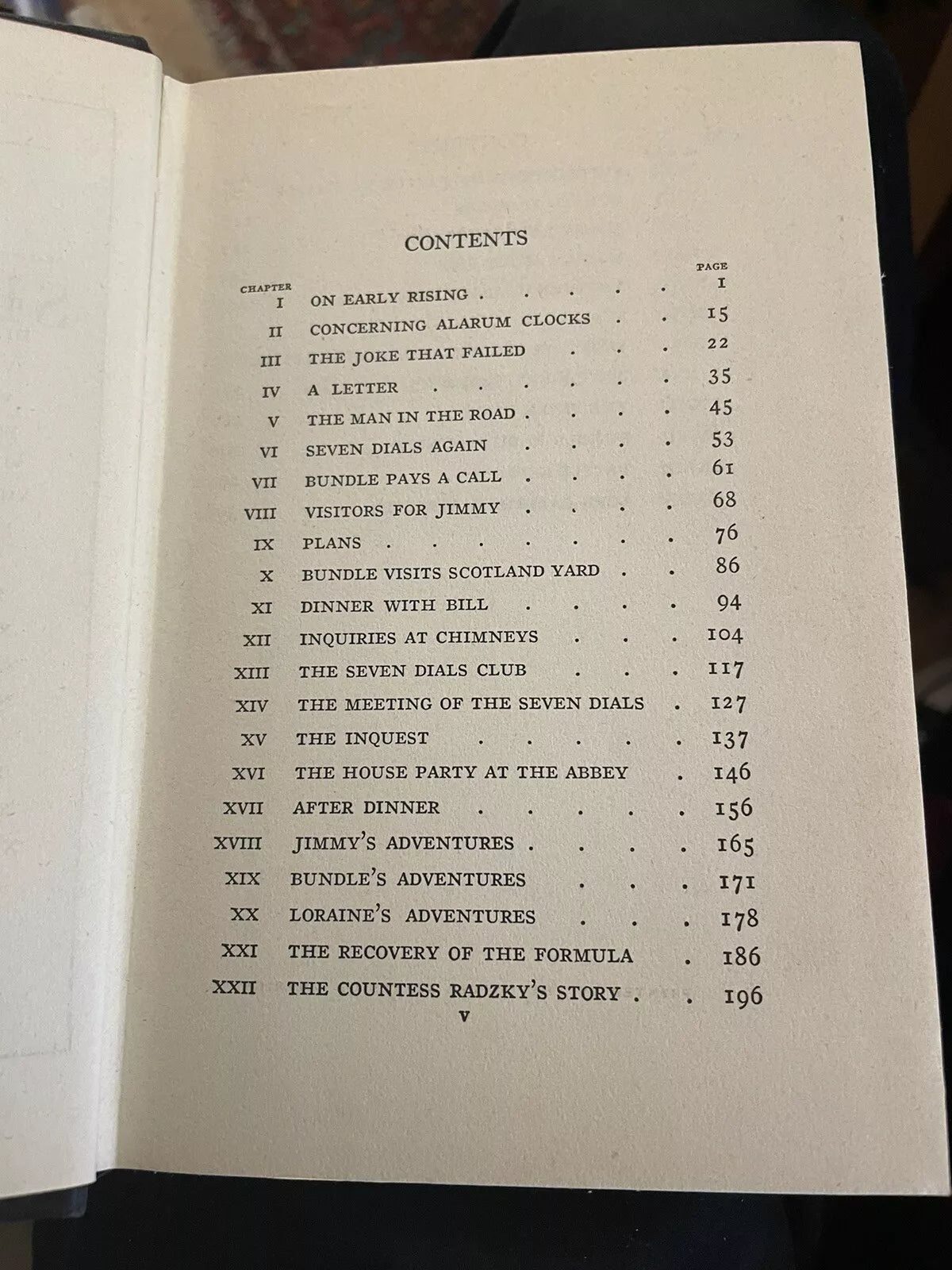 1944 Agatha Christie : The Seven Dials Mystery : 1st/1st US Ed : Original Jacket