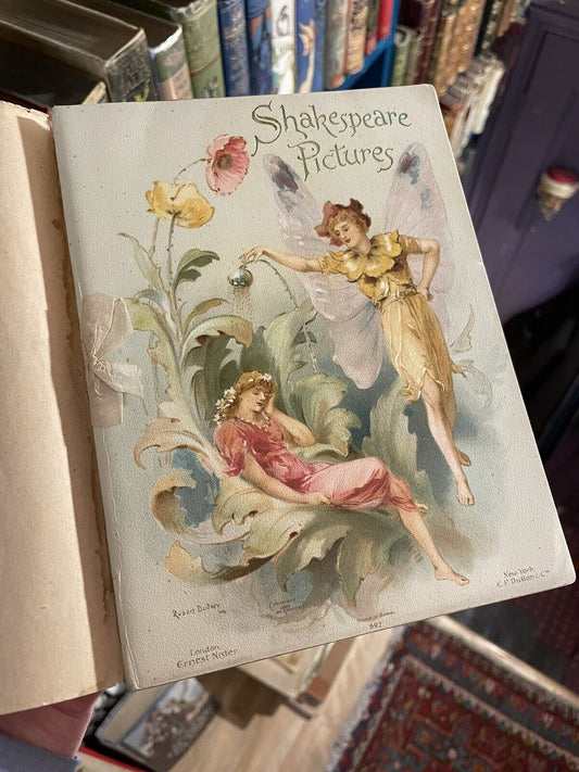 Ernest Nister : Shakespeare Pictures (1896) In Original & Scarce Dust Jacket