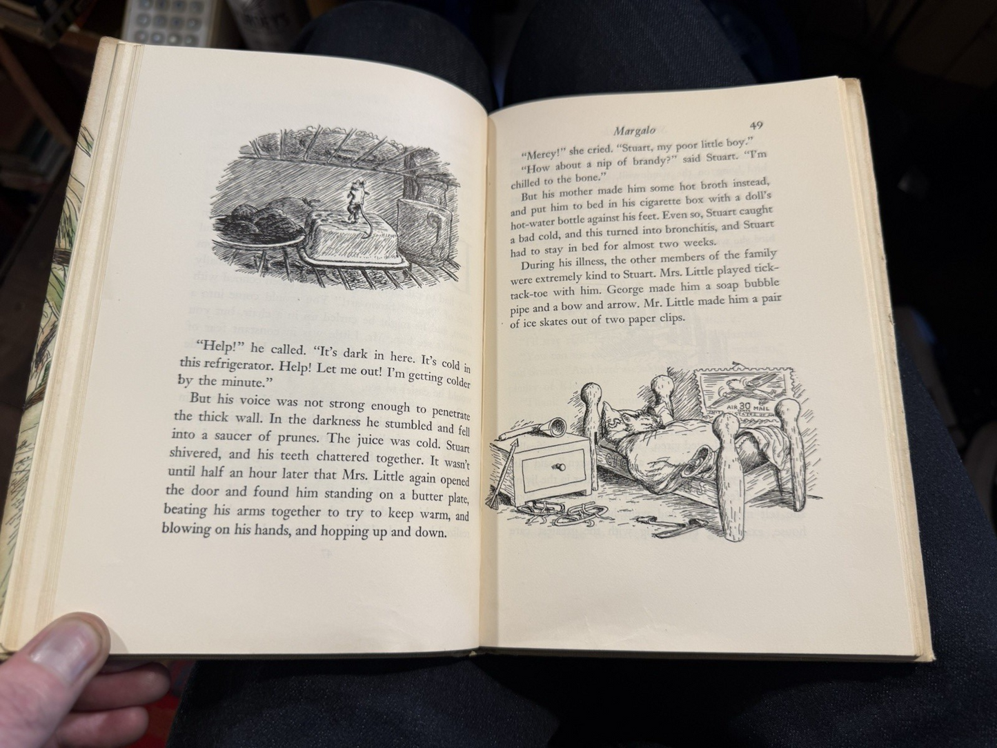 Stuart Little : E.B. White : 1945 Hardback Book : Children's Classic