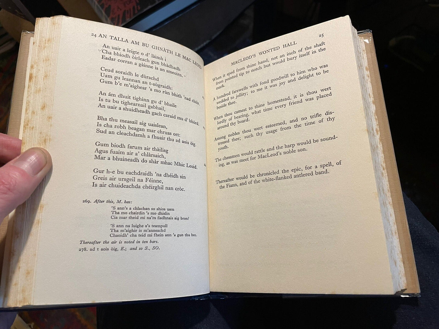 1934 Gaelic Songs of Mary Macleod : Poetess of Harris & Skye : Dust Jacket