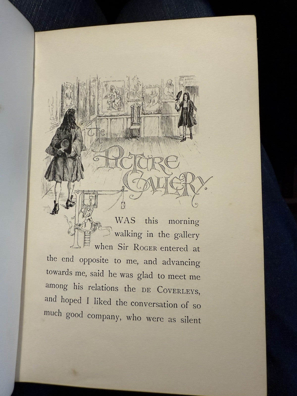 1892 Days with Sir Roger de Coverley : Reprinted from the Spectator