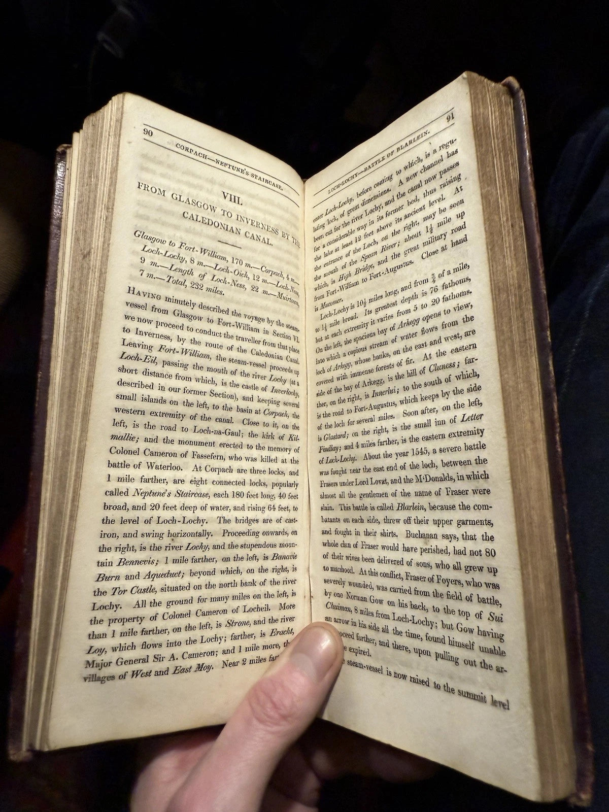 1825 Lumsden & Son's Steam Boat Companion : Western Highlands of Scotland