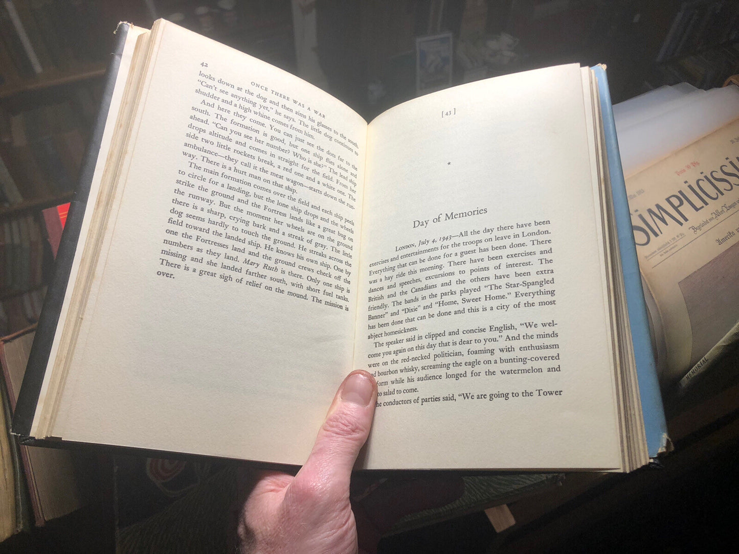 John Steinbeck : Once There Was a War : 1st UK Edition in Dust-Wrapper