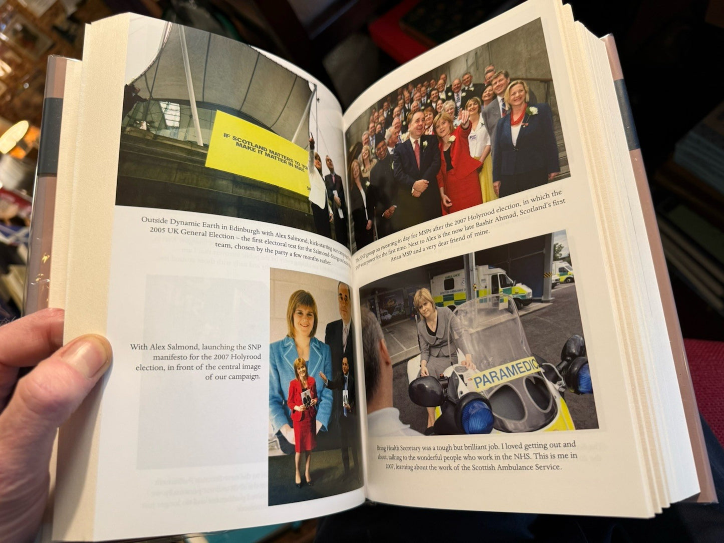 Nicola Sturgeon : Frankly (Signed at Topping) First Edition : Scottish Politics