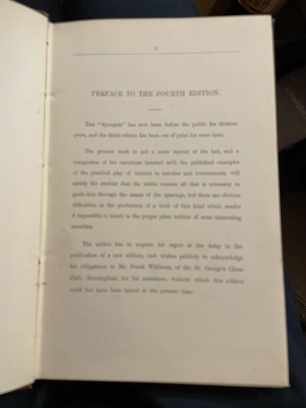 1888 Synopsis of the Chess Openings : A Tabulated Analysis : William Cook