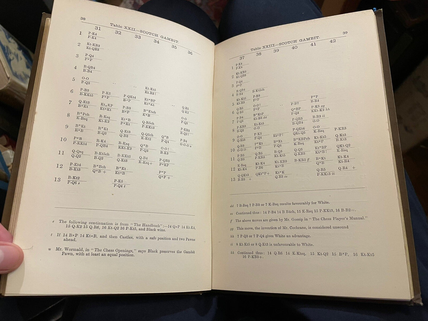 1888 Synopsis of the Chess Openings : A Tabulated Analysis : William Cook