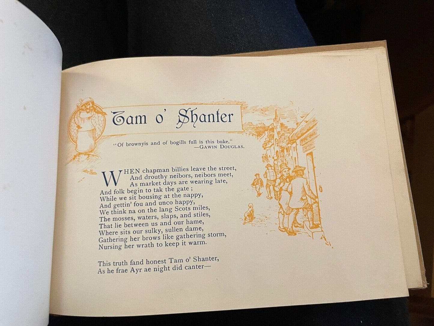 c 1900 Robert Burns : Tam O'Shanter : Teacher's Scottish Whisky : John Reid