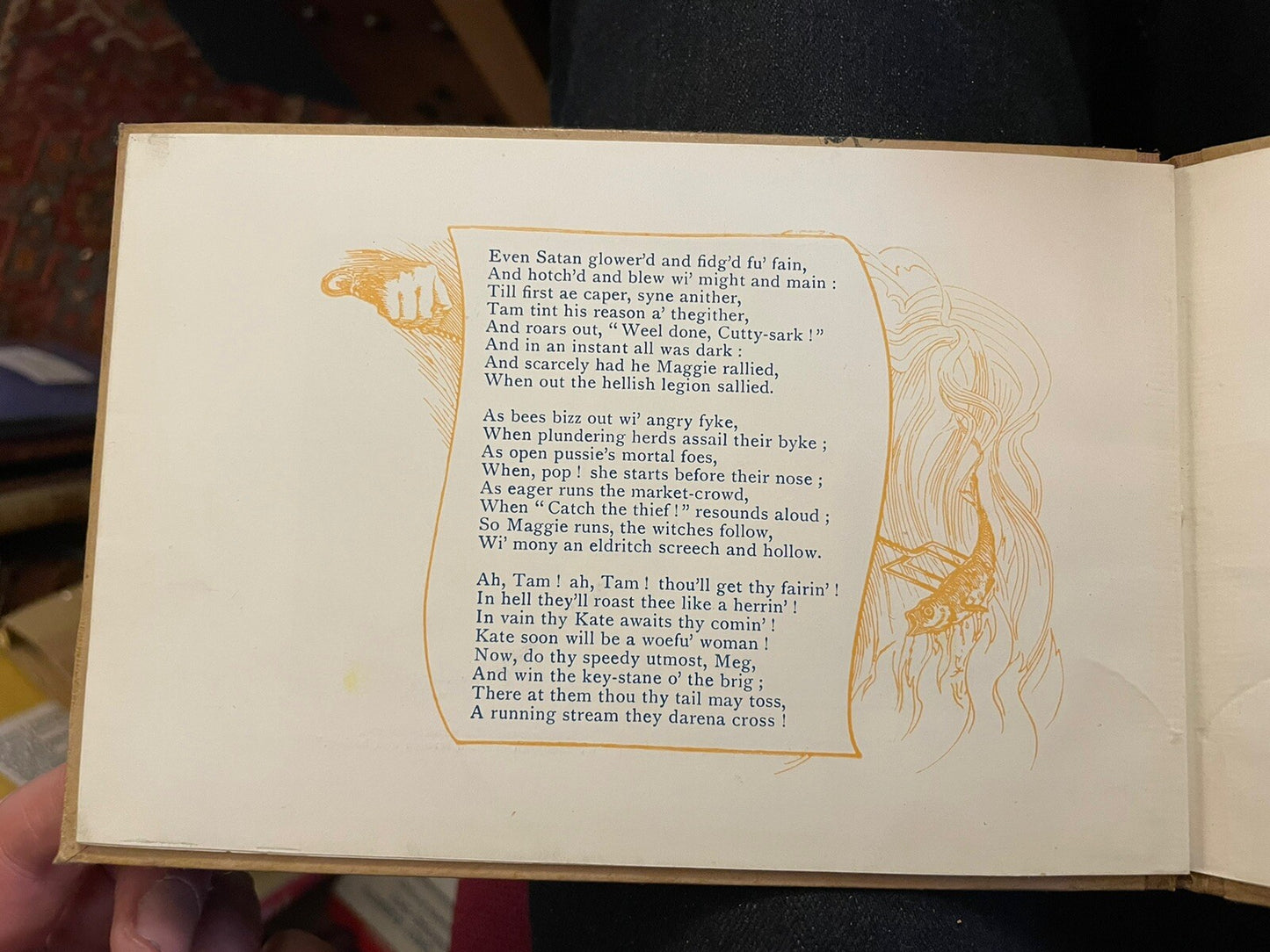 c 1900 Robert Burns : Tam O'Shanter : Teacher's Scottish Whisky : John Reid
