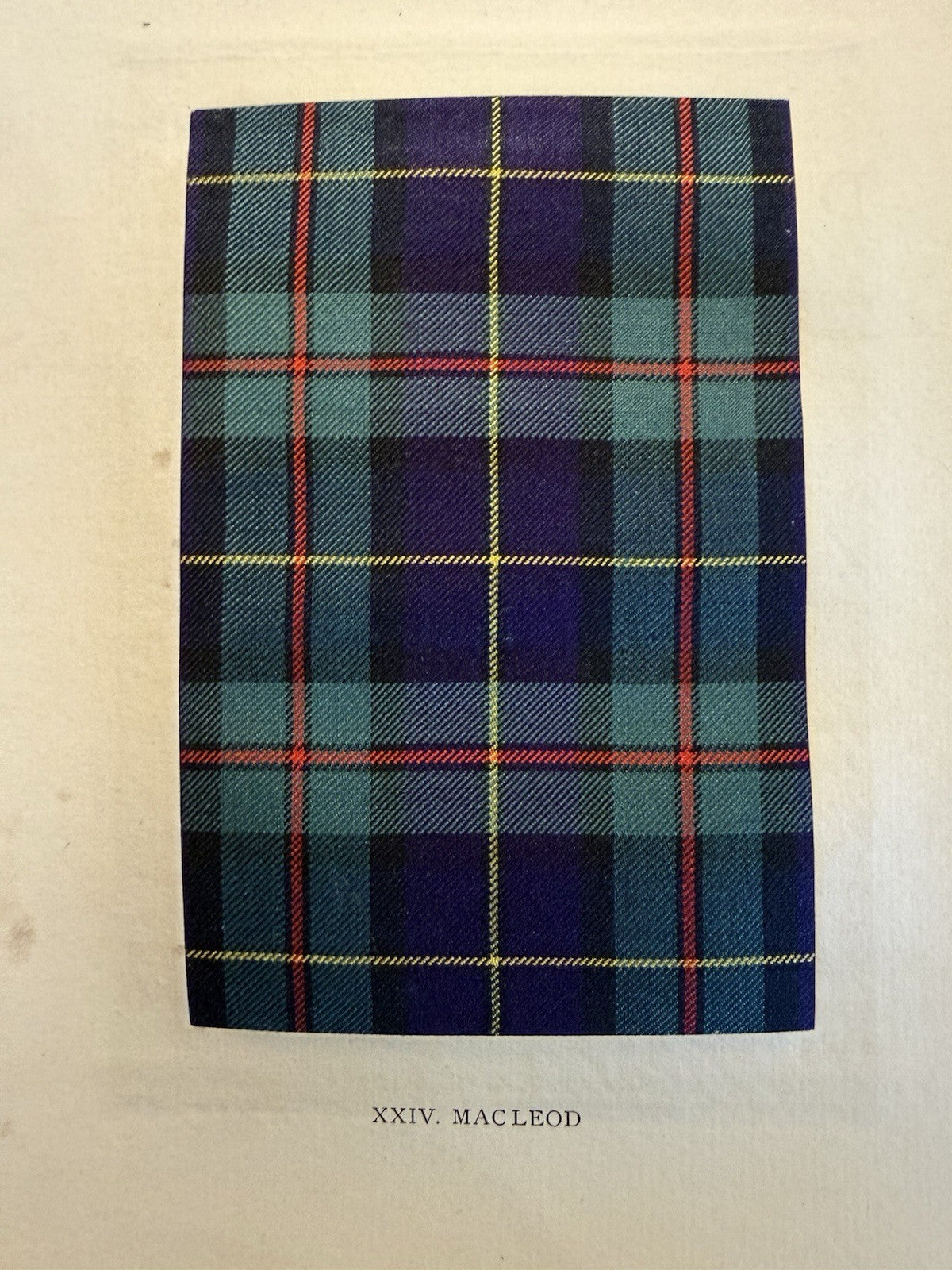 1893 Stewart's Old & Rare Scottish Tartans (45 Silk Examples) Scotland Clans